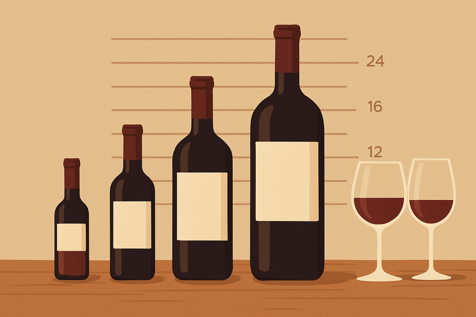 Wine Bottle Size Guide - How Many Ounces Are in a Bottle of Wine