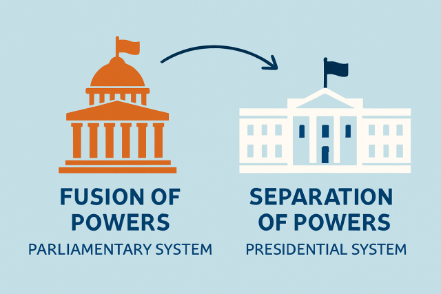 Why The Fusion Of Powers Differs From Separation Of Powers