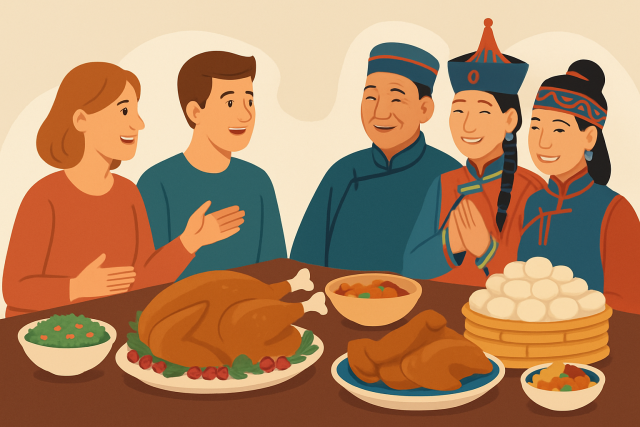 Thanksgiving in Mongolia vs American Traditions
