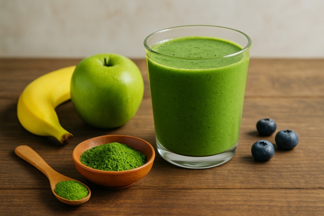 Simple Protein Matcha Smoothie Recipe