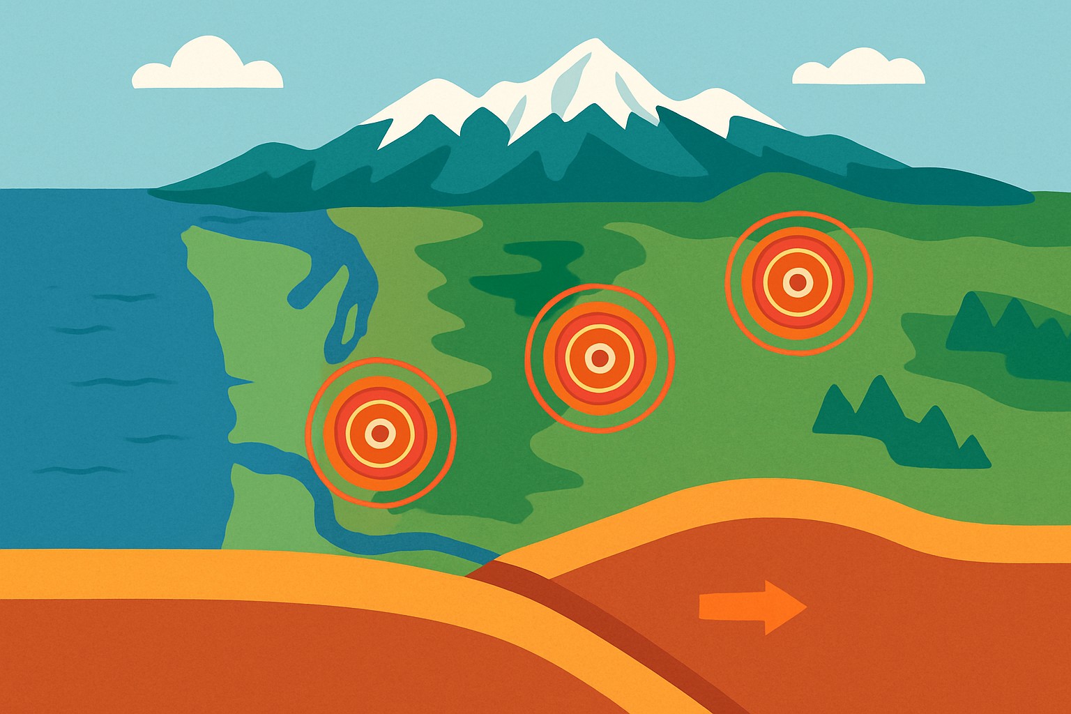 Historical Earthquakes in Washington State Since 1872