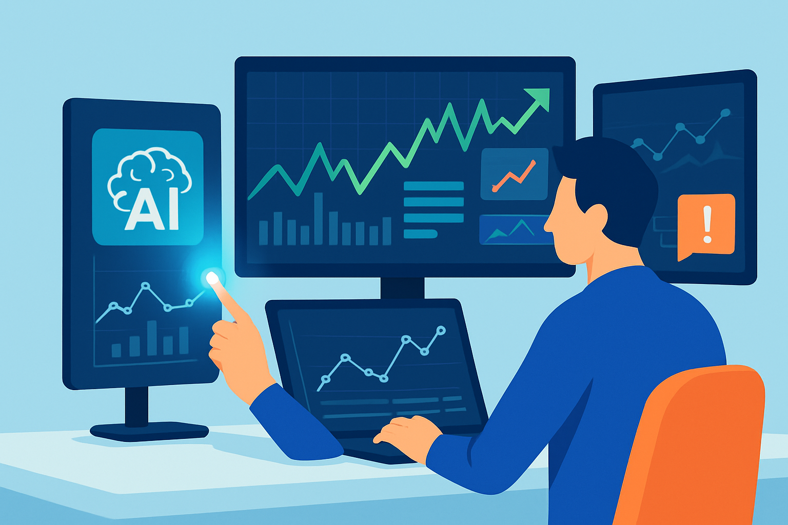 Trendspider AI interface showing automated technical analysis and real-time alerts